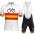 spain Pro 2021 Team Wielerkleding Wielershirt Korte Mouw+Fietsbroeken Korte 20210443