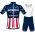 CHAMPION USA Pro Team 2021 Fietskleding Fietsshirt Korte Mouw+Korte Fietsbroeken Bib 20210566