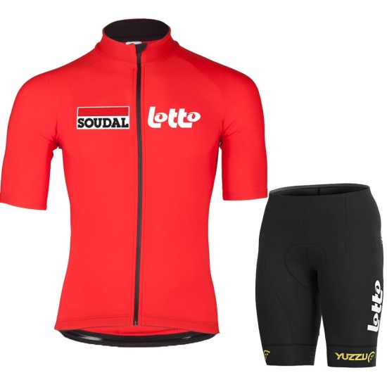 LOTTO Pro Team 2021 Fietskleding Fietsshirt Korte Mouw+Korte Fietsbroeken Bib 20210607