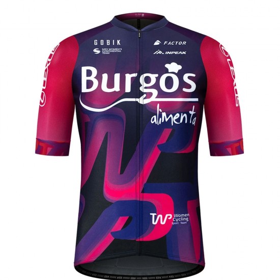 Burgos Alimenta 2021 Team Wielerkleding Fietsshirt Korte Mouw 2021052927