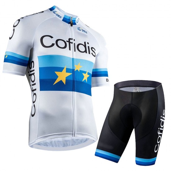 Cofidis 2021 Team Wielerkleding Wielershirt Korte Mouw+Korte Fietsbroeken 2021052912