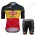 Team 2022 Belgium alpecin fenix Fietskleding Fietsshirt Korte Mouw+Korte Fietsbroeken 202201117