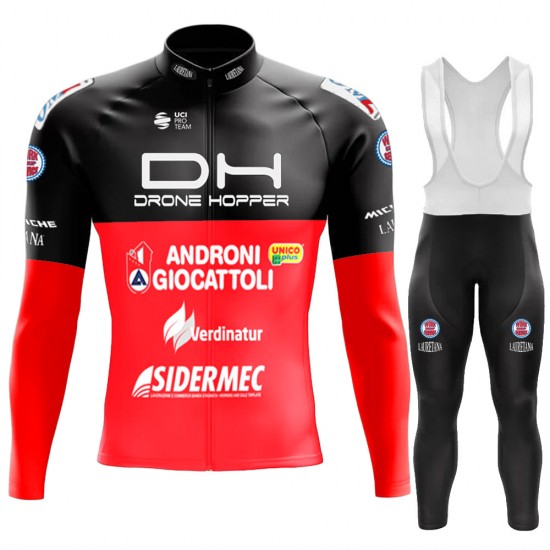 Drone Hopper-Androni Giocattoli 2022 Pro Team Fietskleding Fietsshirt Lange Mouw+Lange Fietsbroek Bib 202212207