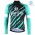 2022 Bianchi Milano Bianzone Green Thermal Fietsshirt Lange Mouw BgECo