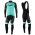 2022 Bianchi Milano Piantedo Green Fietskleding Fietsshirt Lange Mouw+Lange Fietsbroek Bib Set uR65h