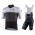 2022 Bianchi Milano Quirra Black White Fietskleding Fietsshirt Korte Mouw+Korte Fietsbroeken Bib oTbdP