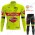 Winter bingoal WALLONIE BRUXELLES 2022 Pro Team Fietskleding Fietsshirt Lange Mouw+Lange Fietsbroek Bib 202202203