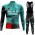 Bora Hansgrohe 2022 Pro Team Fietskleding Fietsshirt Lange Mouw+Lange Fietsbroek Bib 202201073