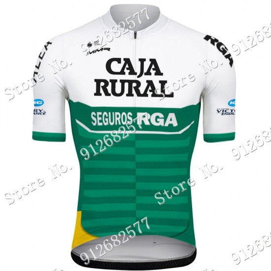 Team Caja Rural 2022 Wielerkleding Fietsshirt Korte Mouw 2022122501