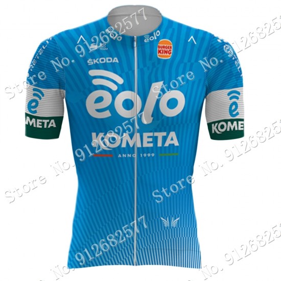 Team eolo kometa 2022 Wielerkleding Fietsshirt Korte Mouw 202202218