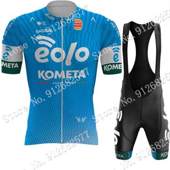 Team eolo kometa 2022 Fietskleding Fietsshirt Korte Mouw+Korte Fietsbroeken 202202222