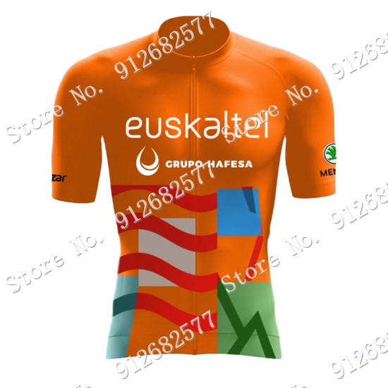 Team euskadi euskaltel 2022 Wielerkleding Fietsshirt Korte Mouw 2022122522
