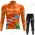 euskadi euskaltel 2022 Pro Team Fietskleding Fietsshirt Lange Mouw+Lange Fietsbroek Bib 2022122533