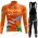 euskadi euskaltel 2022 Pro Team Fietskleding Fietsshirt Lange Mouw+Lange Fietsbroek Bib 2022122534