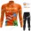 Winter euskadi euskaltel 2022 Pro Team Fietskleding Fietsshirt Lange Mouw+Lange Fietsbroek Bib 2022122540