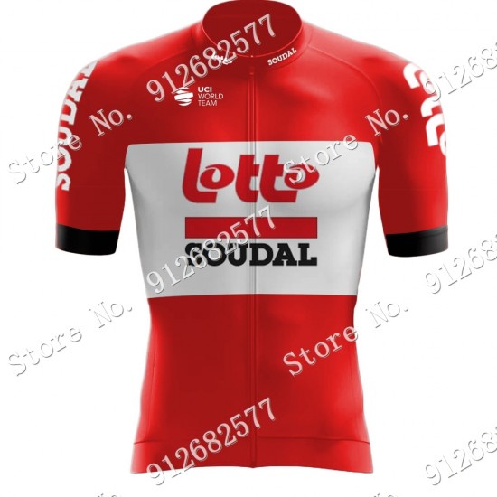 Team Lotto Soudal 2022 Wielerkleding Fietsshirt Korte Mouw 2022122546