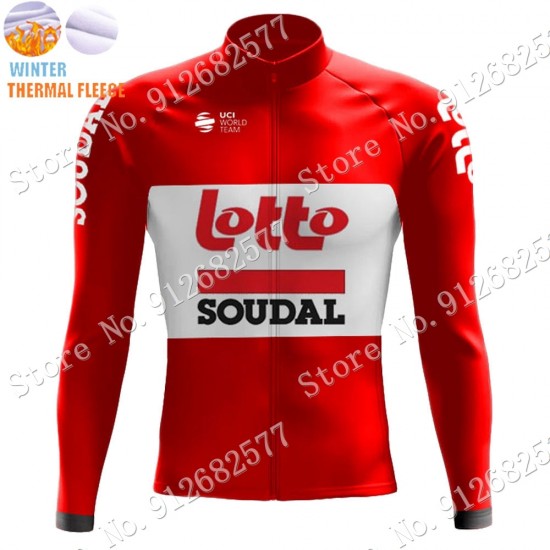 Winter Lotto Soudal 2022 Pro Team Fietsshirt Lange Mouw 2022122560