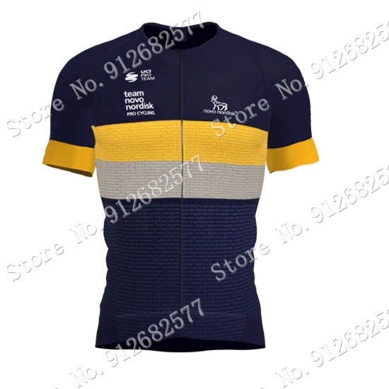 Team Novo Nordisk 2022 Wielerkleding Fietsshirt Korte Mouw 202201129