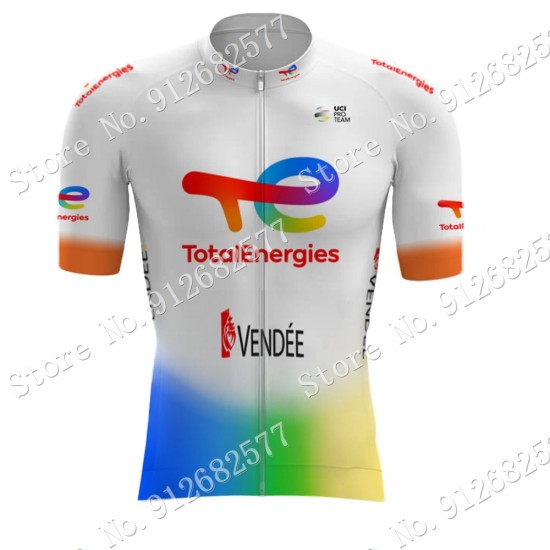 Team Total New Energies 2022 Wielerkleding Fietsshirt Korte Mouw 202202134