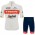 Team Trek Segafredo White Fietskleding Fietsshirt Korte Mouw+Korte Fietsbroeken Bib 202242