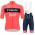 Team TREK SEGAFREDO 2022 Fietskleding Fietsshirt Korte Mouw+Korte Fietsbroeken Bib RED 2022052940