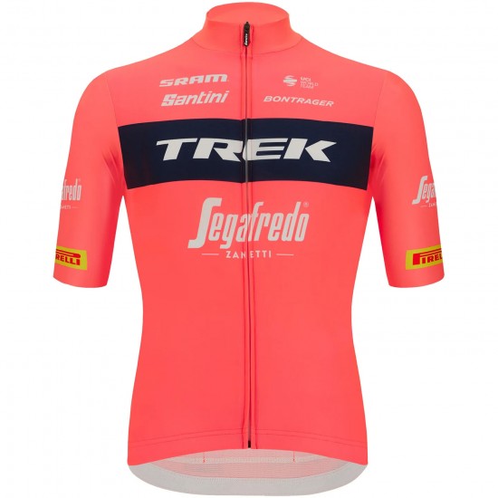 Team TREK SEGAFREDO 2022 Wielerkleding Fietsshirt Korte Mouw RED 2022052938