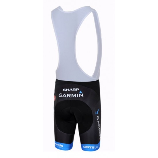 2013 Garmin Sharp Barracuda Cervelo Fietspakken Fietsshirt Korte+Korte koersbroeken Bib blauw 635