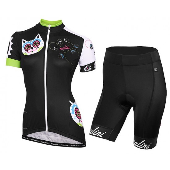 2015 Nalini Cat Dames Fietsshirt Korte Mouwen+Fietsbroek 3513