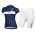 2015 Nalini Siele blauw Snow Dames Fietsshirt Korte Mouwen+Fietsbroek 3514