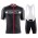 Craft Bike Grand Tour zwart-rood 2015 Fietskleding Set Fietsshirt Korte Mouwen+Fietsbroek Bib Korte 2154
