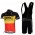 BMC Racing Fietspakken Fietsshirt Korte+Korte koersbroeken Bib rood geel 4219