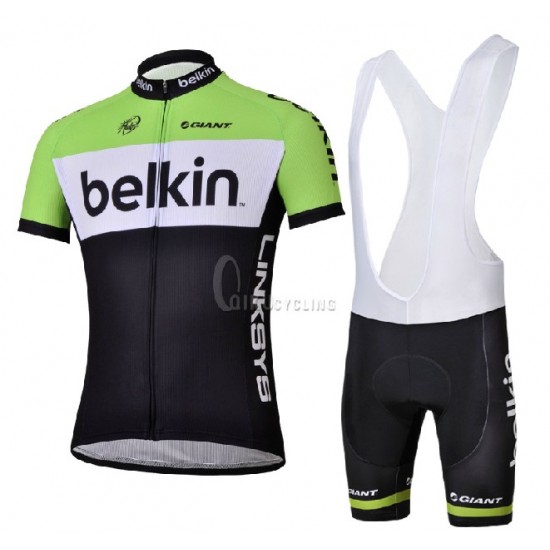 Belkin Pro Team Blanco Fietspakken Fietsshirt Korte+Korte koersbroeken Bib 862