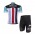 Bianchi 2014 Fietskleding Fietsshirt Korte Mouwen+Fietsbroek Korte zeem wit Red Blue 832