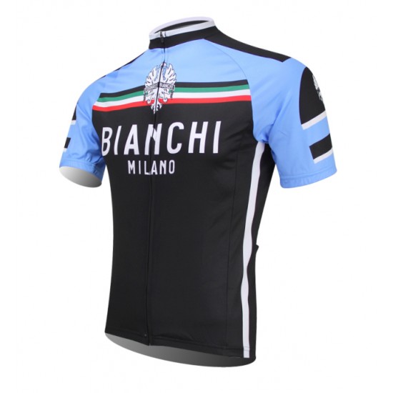 Bianchi 2014 Fietsshirt Korte mouw Black Blue 833