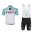 Bianchi 2014 Fietspakken Fietsshirt Korte+Korte koersbroeken Bib wit Blue 828