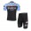 Bianchi 2014 Fietskleding Fietsshirt Korte Mouwen+Fietsbroek Korte zeem Black Blue 830