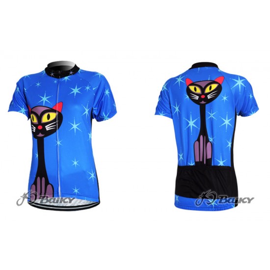 Blue Cat Fietsshirt Korte mouw blauw Dames 3479