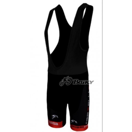 Castelli Pro Team Korte fietsbroeken Bib met zeem rood 4539