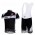 Castelli Pro Team Fietsshirt Korte mouw Korte fietsbroeken Bib met zeem Kits zwart wit 4251