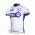 FDJ-BigMat Pro Team Fietsshirt Korte mouw wit blauw 3899