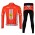 Ferrari Team Castelli Cipollini Fietspakken Fietsshirt lange mouw+lange fietsbroeken 4362