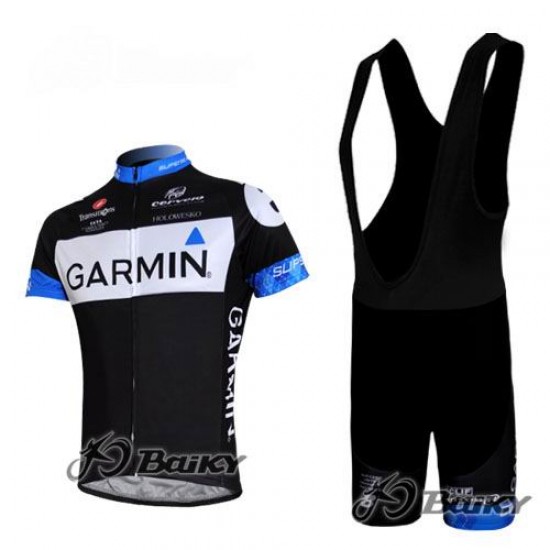 Garmin Barracuda Cervelo Pro Team Fietsshirt Korte mouw Korte fietsbroeken Bib met zeem Kits zwart wit 4249