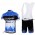 Garmin Barracuda Fietspakken Fietsshirt Korte+Korte koersbroeken Bib wit blauw 4252