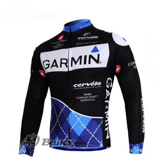 Garmin Cervelo Pro Team Fietsshirt lange mouw zwart 4468