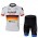 2013 Garmin Sharp Barracuda Duits kampioen Fietsshirt Korte mouw+Korte fietsbroeken met zeem Kits wit zwart 628