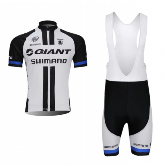 Giant 2014 Fietspakken Fietsshirt Korte+Korte koersbroeken Bib wit Black 1021