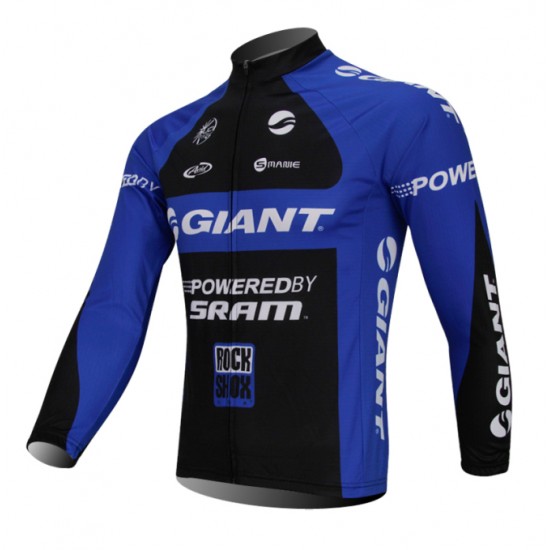 Giant Fietsshirt lange mouw Blue 1039