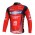 Giant Sram Pro Team Fietsshirt lange mouw rood zwart 200