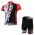 Giant Sram Pro Team Fietsshirt Korte mouw Korte fietsbroeken met zeem Kits rood wit zwart 176