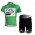 HTC-Highroad Pro Team Fietsshirt Korte mouw Korte fietsbroeken met zeem Kits groen 235